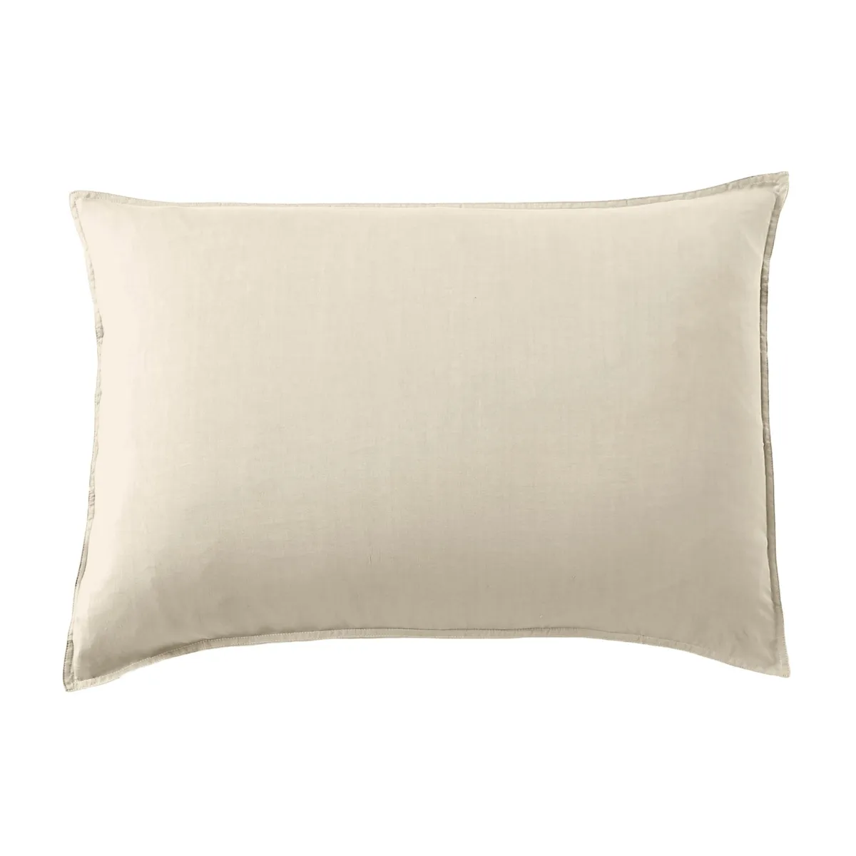 Federa cuscino letto rettangolare lyocell Tencel™ lavato (50 x 70 cm) Olivia Beige pampa