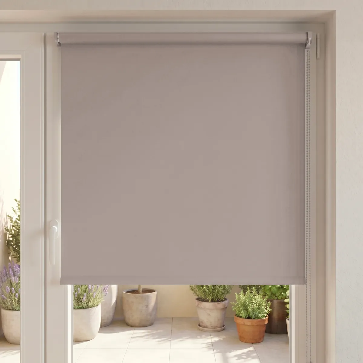 Store enrouleur occultant Uni (45 x 180 cm)  Beige