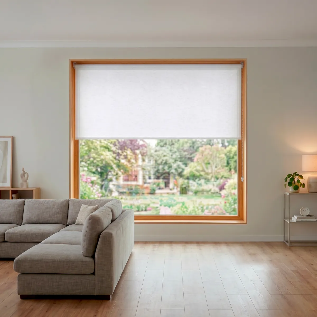 Tenda a rullo oscurante (180 x 180 cm) Pure Beige mélange