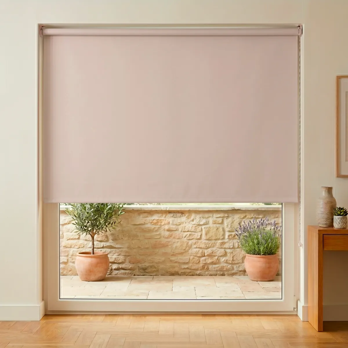 Store enrouleur occultant (210 x 220 cm) Uni Beige 