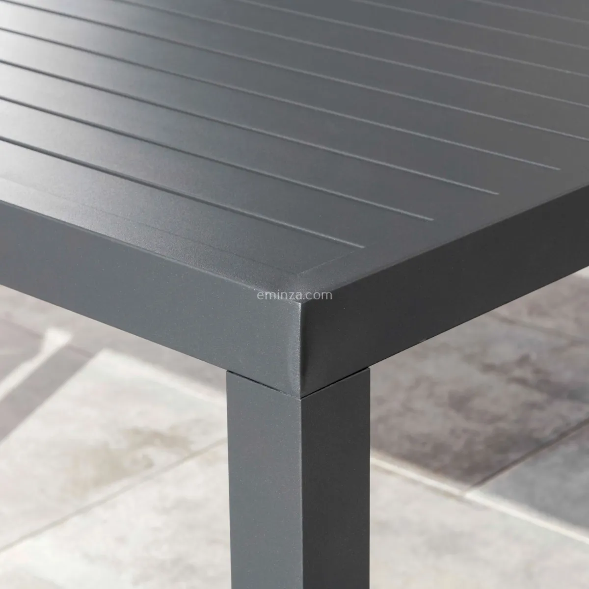 Bartisch Murano Aluminium (Bis zu 6 Pers.)- Anthrazitgrau 4