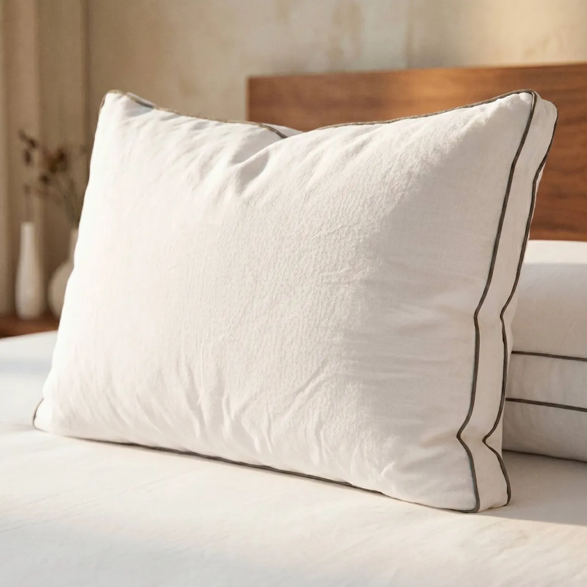 Hoofdkussen rechthoekig Sensation Duvet Wit 1