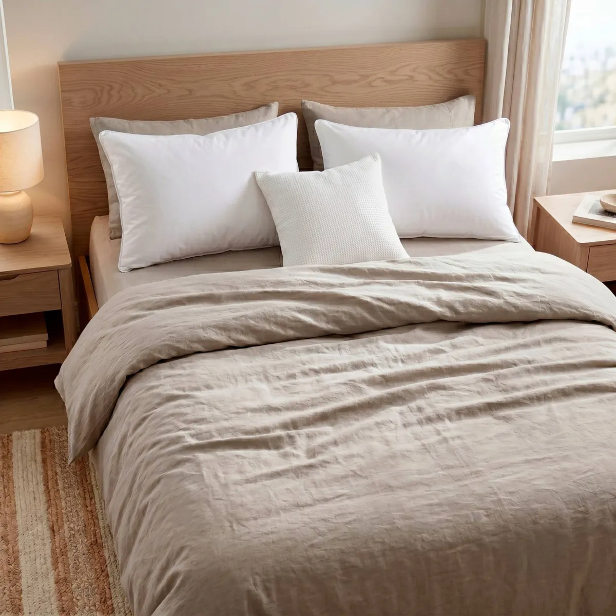 Cuscino letto rettangolare Mémoire de forme Bianco 3