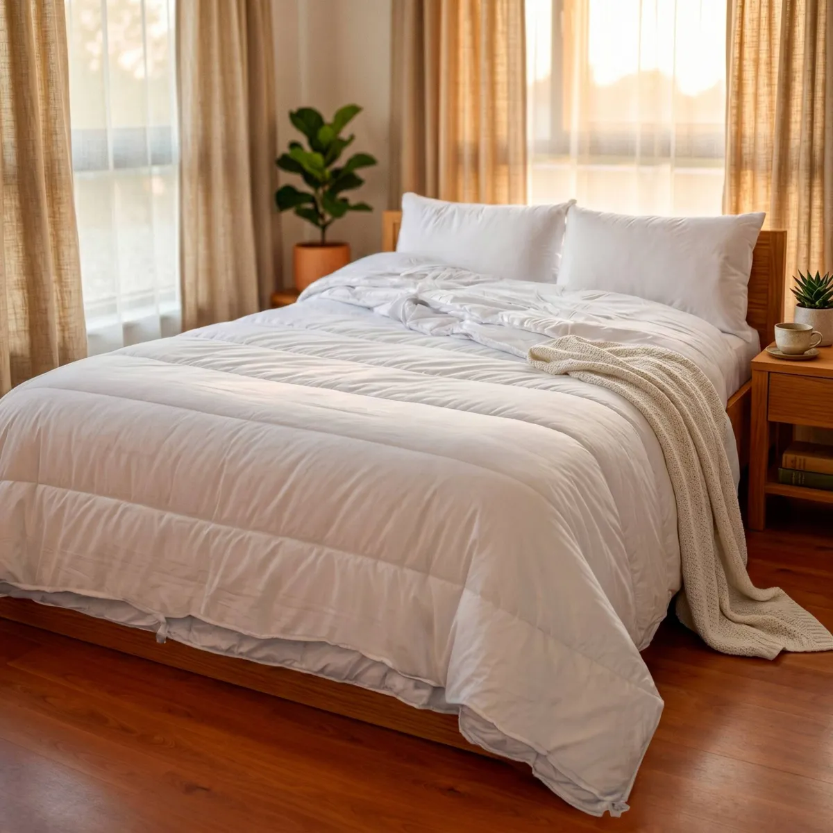 Couette (260 cm) 4 Saisons Blanche 1