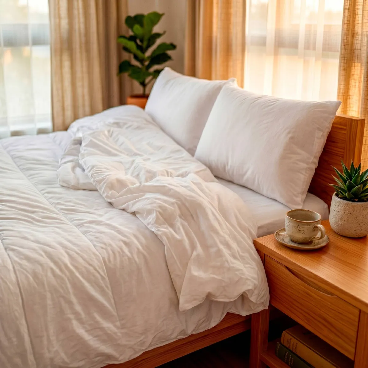Couette (260 cm) 4 Saisons Blanche 3