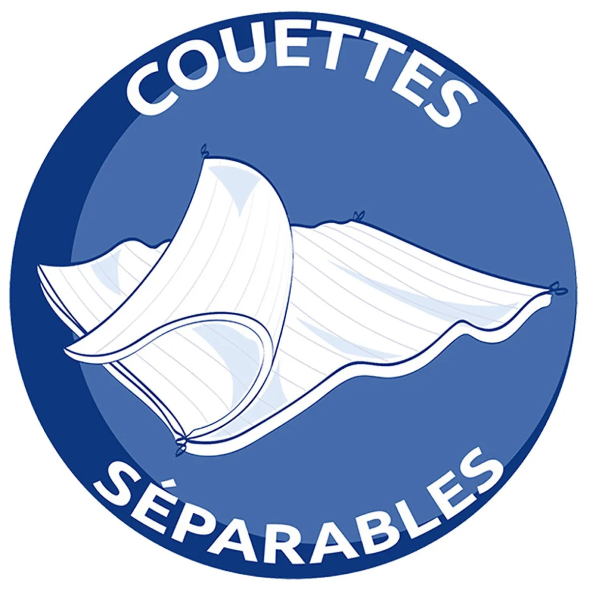 Couette (140 cm) 4 Saisons Blanche 6