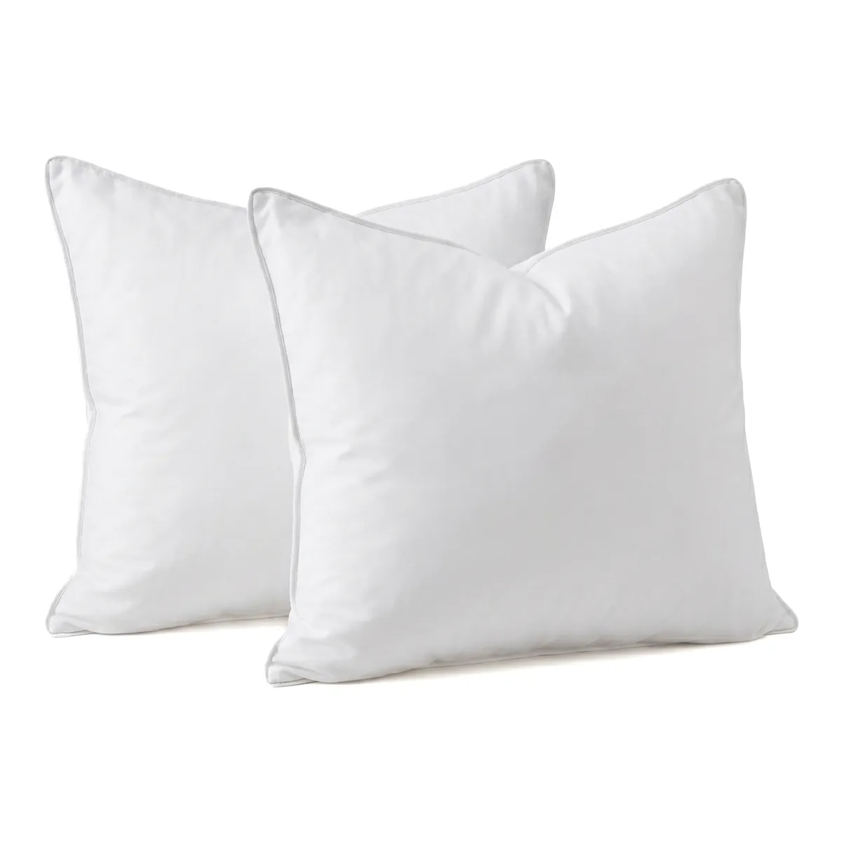 Lot Couette chaude anti-acariens (260 x 240 cm) + 2 Oreillers (60 x 60 cm) Comète Blanche