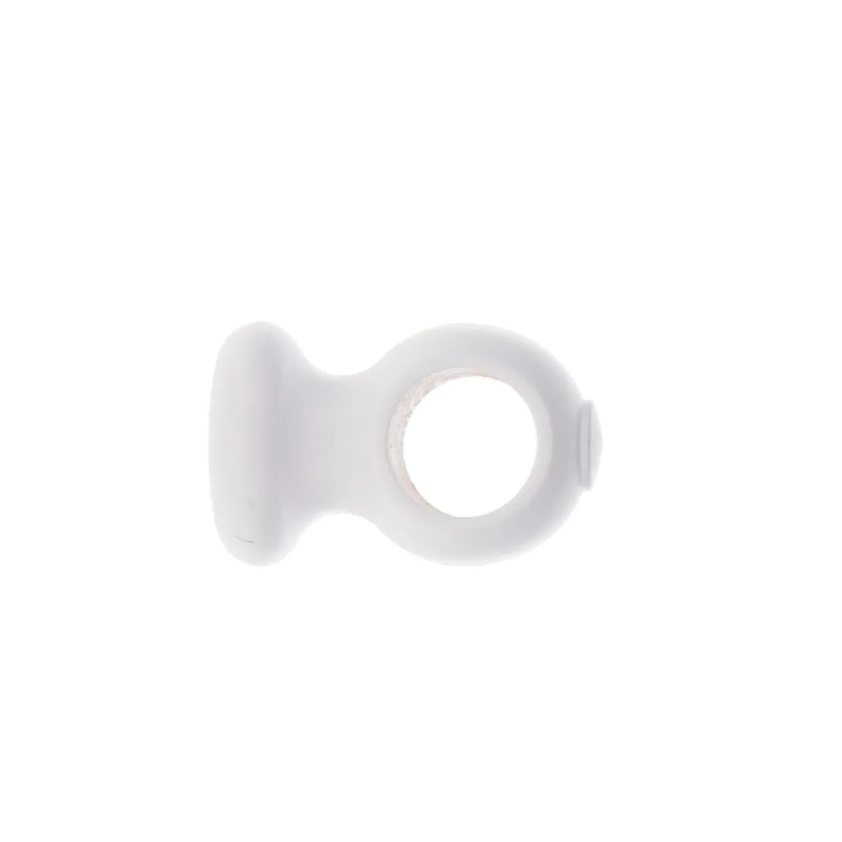 Set di 2 supporti soffitto legno (L50 / D28 mm) Bianco
