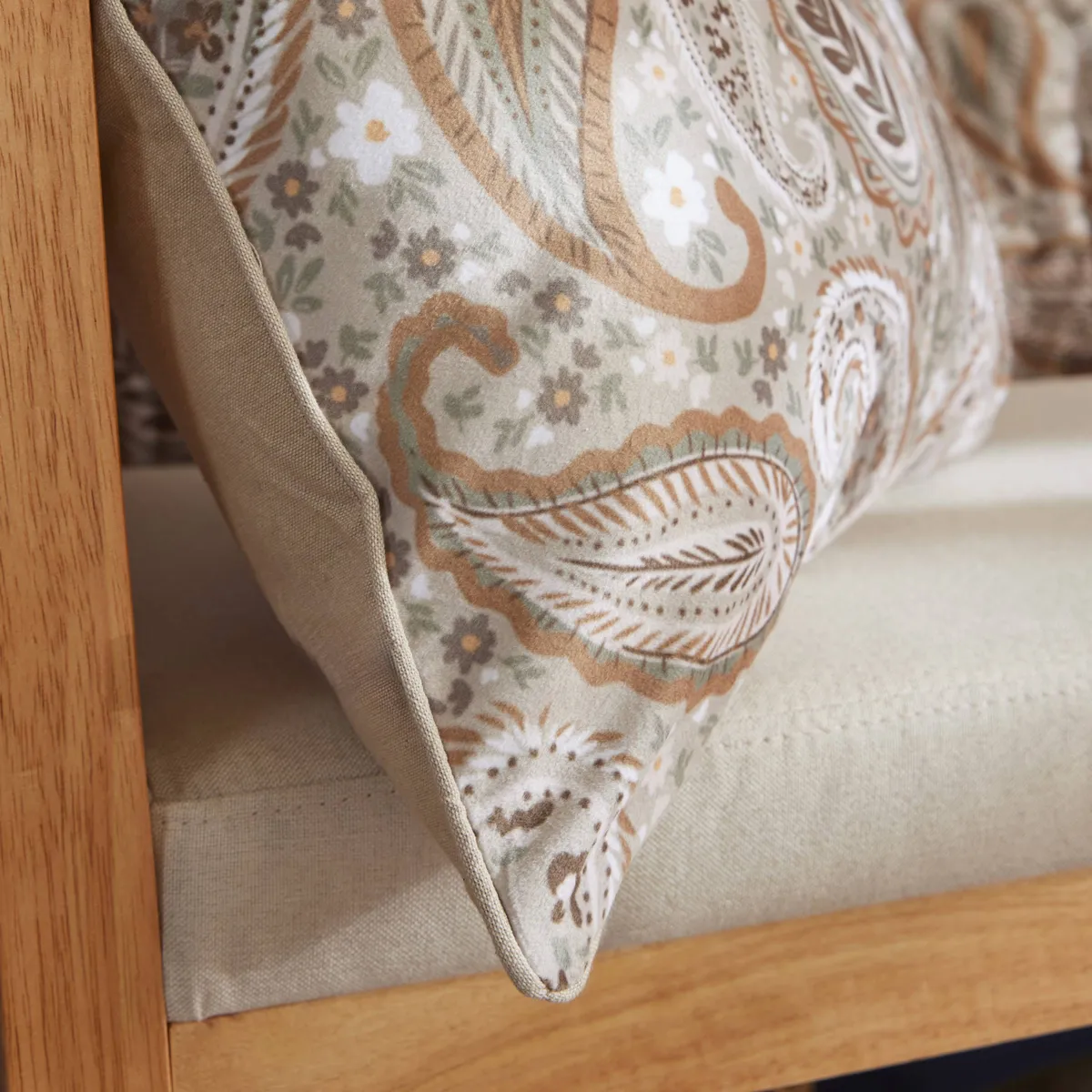 Cuscino rettangolare in velluto (40 x 60 cm) Dolores Beige