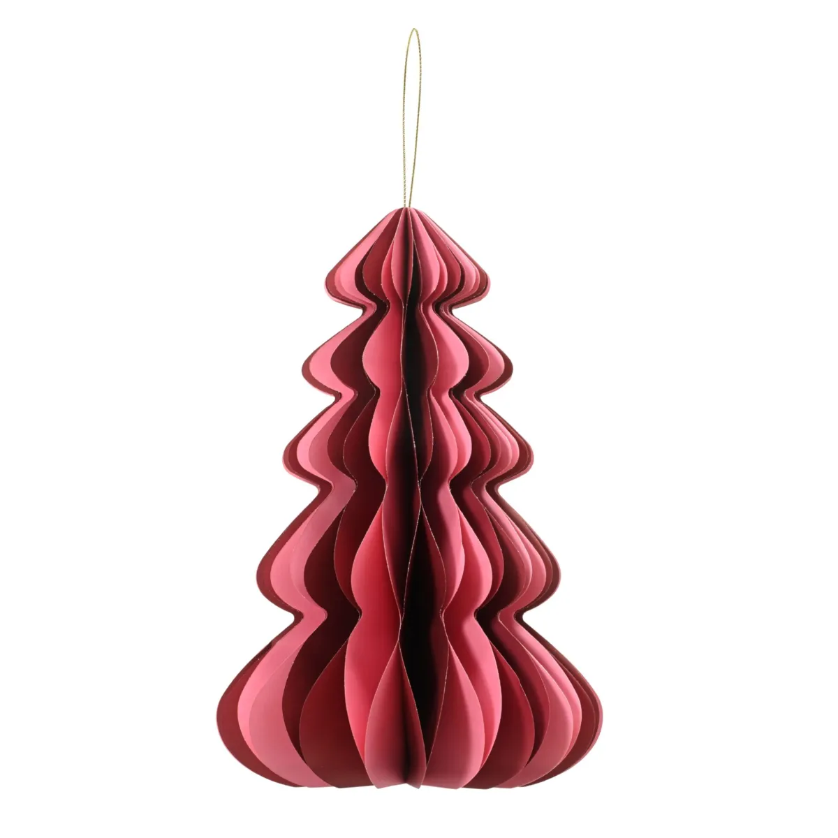 Albero di carta da appendere (H24 cm) - Chiusura Magnetica Vintage - Rosa
