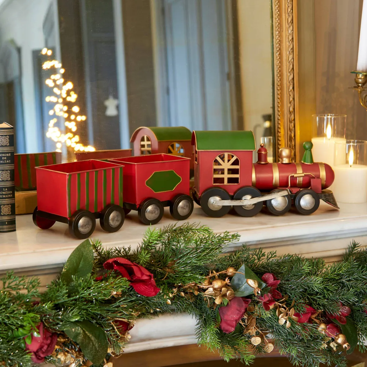 Train en bois de marchandise 1
