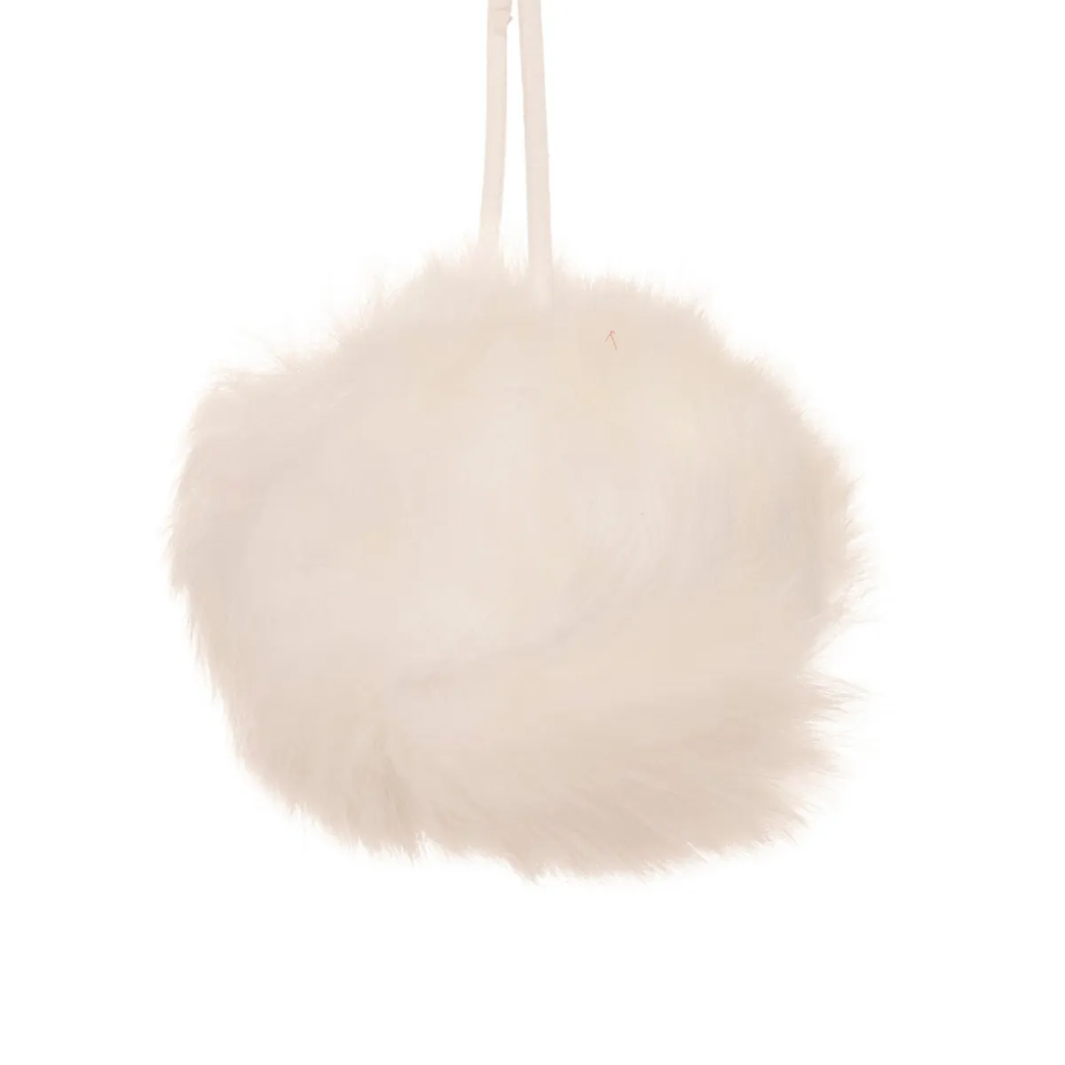 Pallina di natale (D80 mm) Cosy dolcezza Bianco