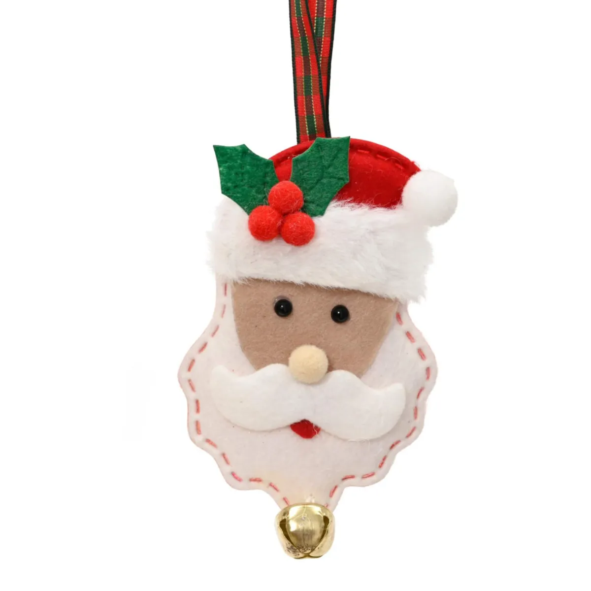 Addobbi natalizi (H17 cm) Babbo Natale e campanella