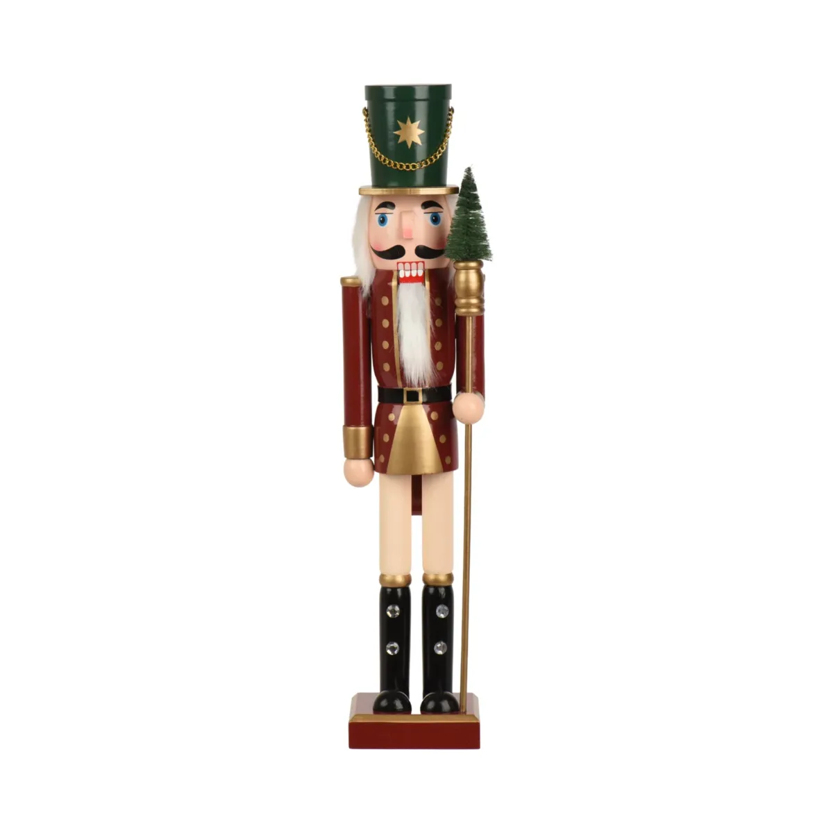Soldato schiaccianoci in legno (H48 cm) Théodore Bordeaux