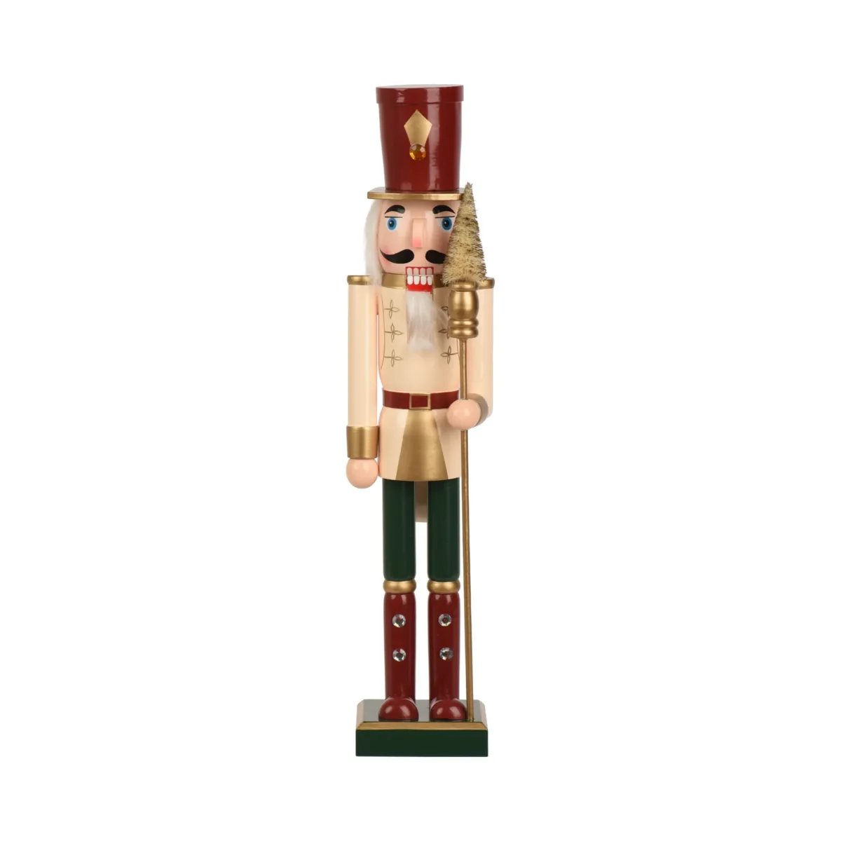 Soldato schiaccianoci in legno (H76 cm) Anatole Crema