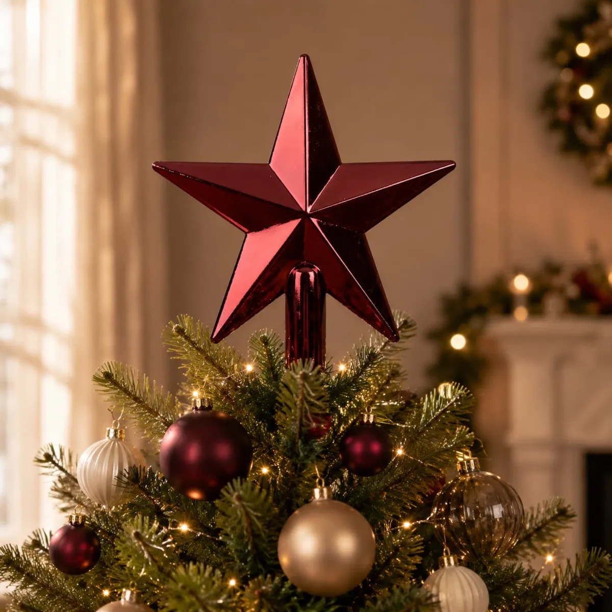 Oggetto principale per albero Aravis Bordeaux lucido