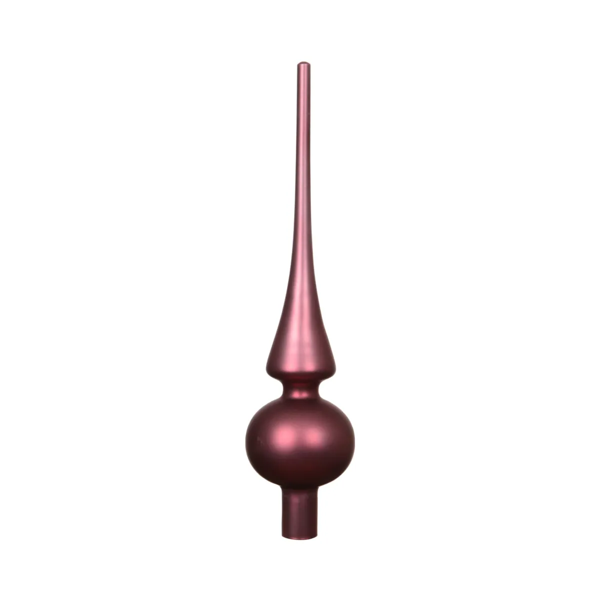 Puntale per albero Boréal in vetro Rosa scuro