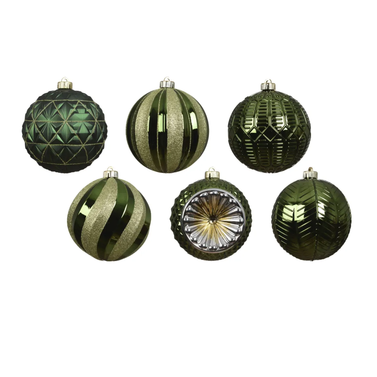 Set di 6 palline di natale (D150 mm) Imperiale Verde abete
