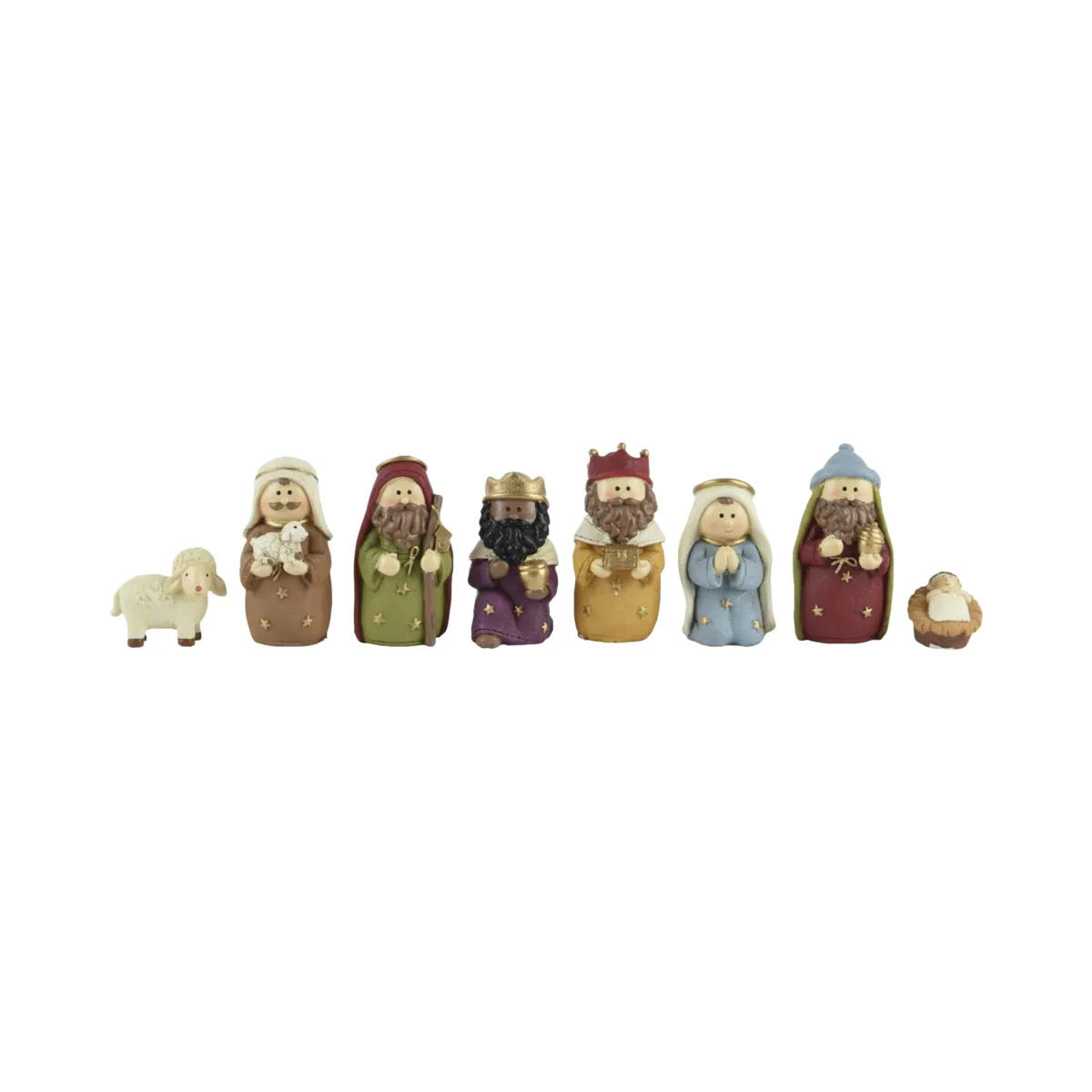 Le 8 statuine (H9 cm) Saint-Casper