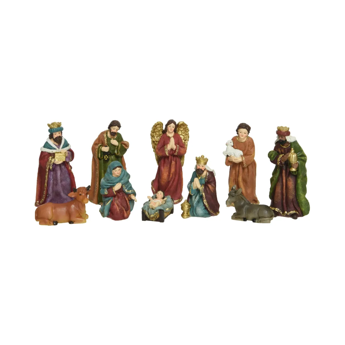 Le 10 statuine (H13 cm) di Emmanuel