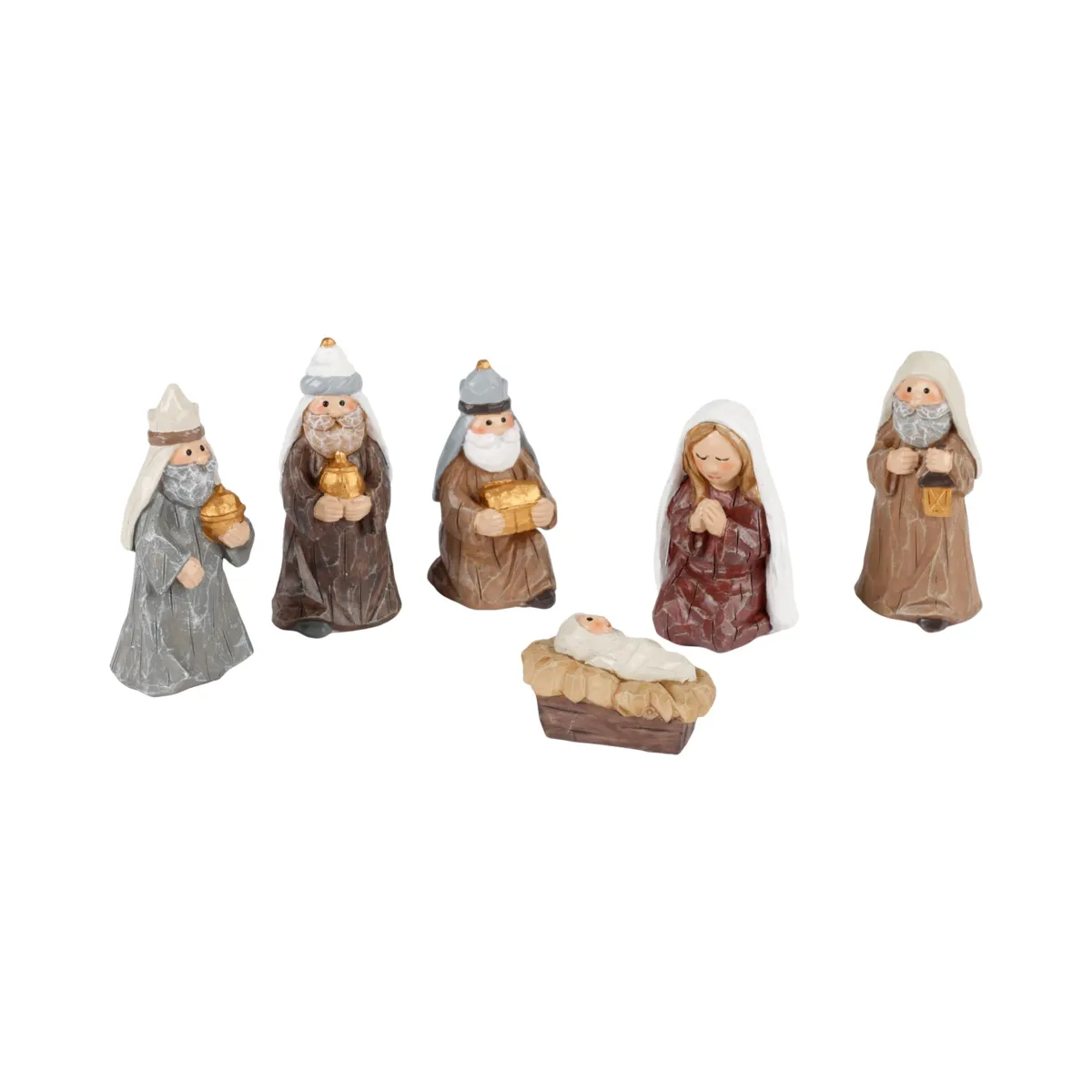 Crèche de Noël complète (H20 cm) Sainte-Clotilde