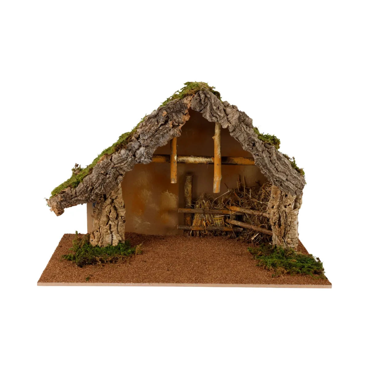 Presepe natalizio vuoto luminoso (H38 cm) Sainte-Camille