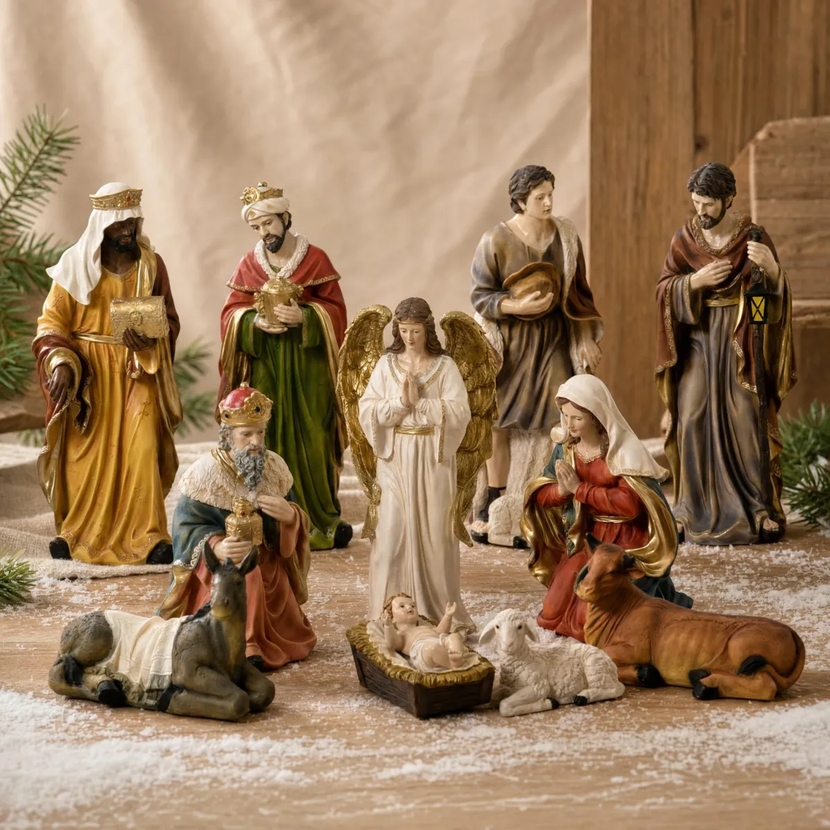 Le 11 grandi statuine (H90 cm) San Pietro