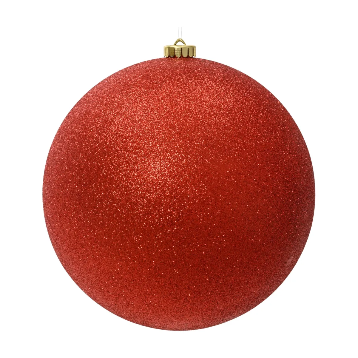 Boule de Noël (D140 mm) Aravis Rouge pailleté