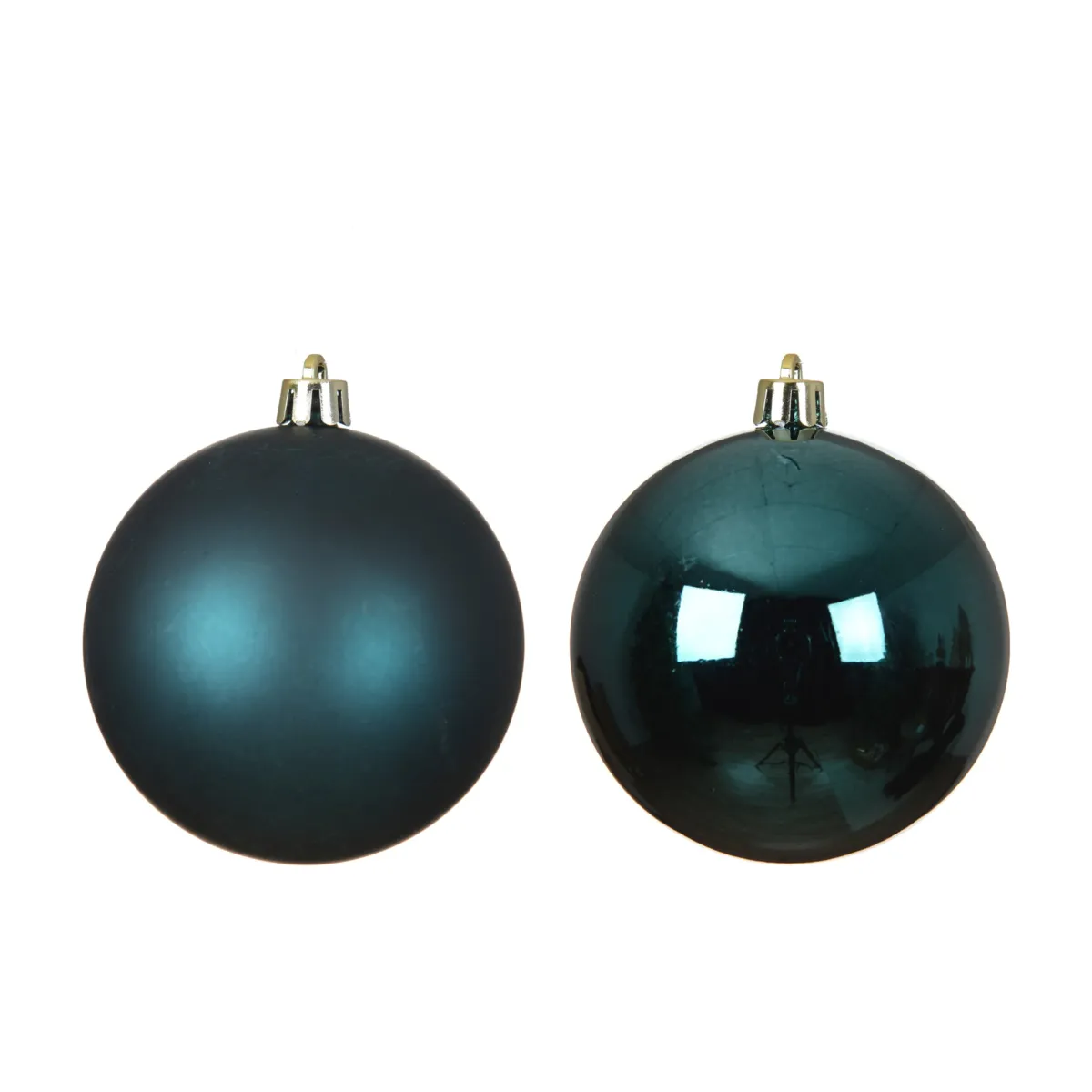 Lot de 12 boules de Noël (D60 mm) Aravis Emeraude
