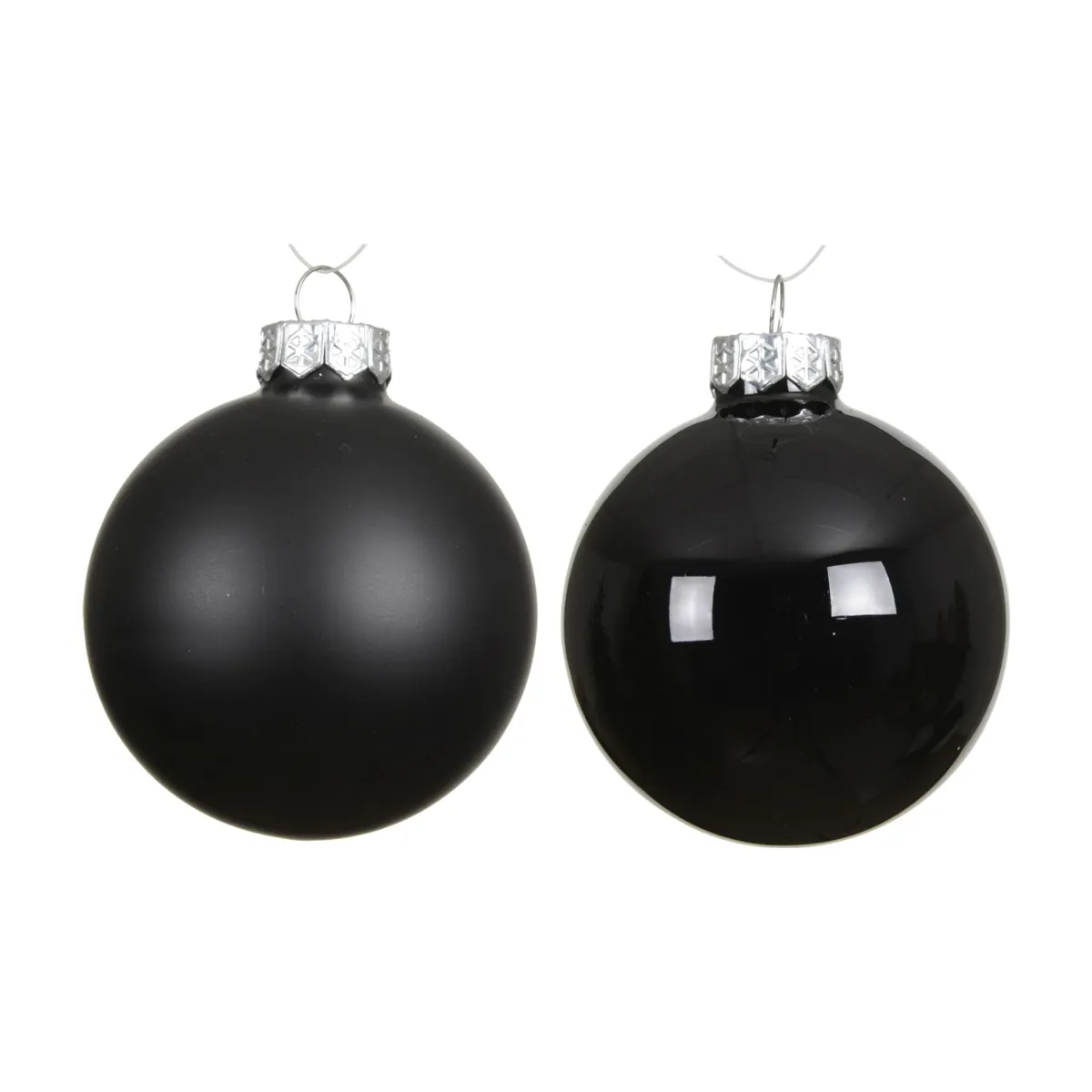 Set di 6 palline in vetro (D80 mm) Boréal Nero