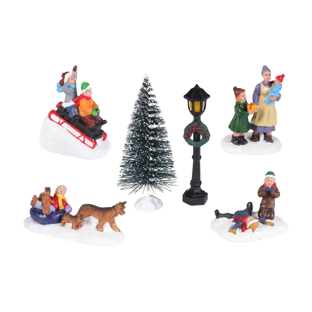 Set di 6 figurine e accessori (H9 cm) Gioia dei bambini