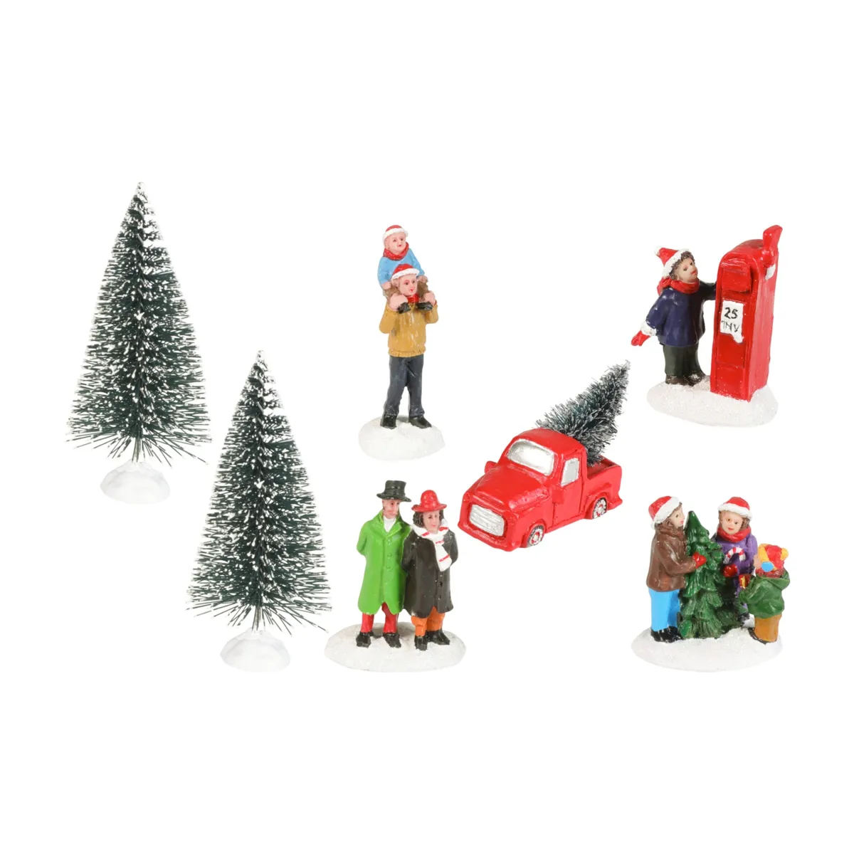 Set di 7 figurine e accessori (H9 cm) Bientôt Noël