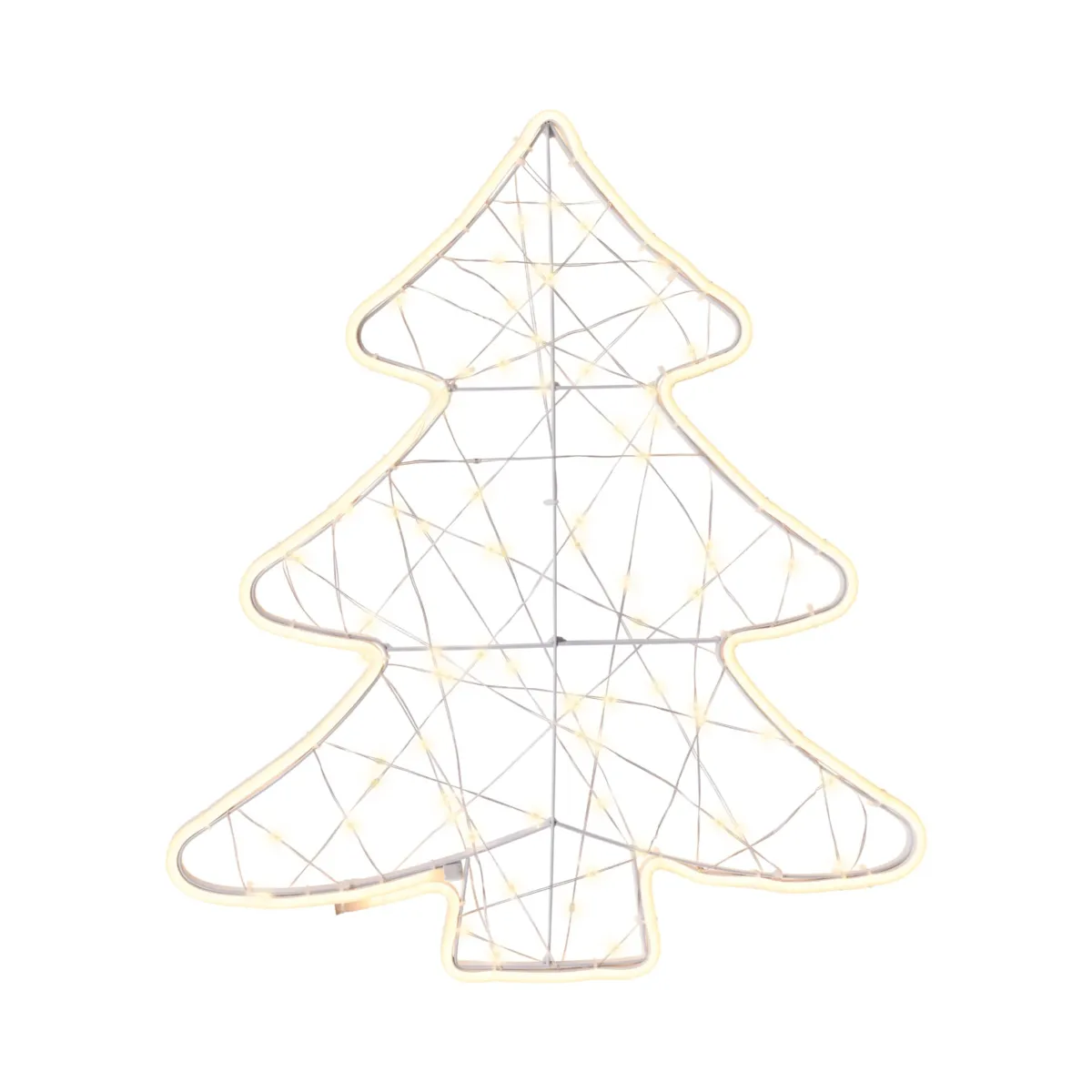 Albero luminoso da appendere 272 LED (H52 cm) Golden Light Bianco caldo