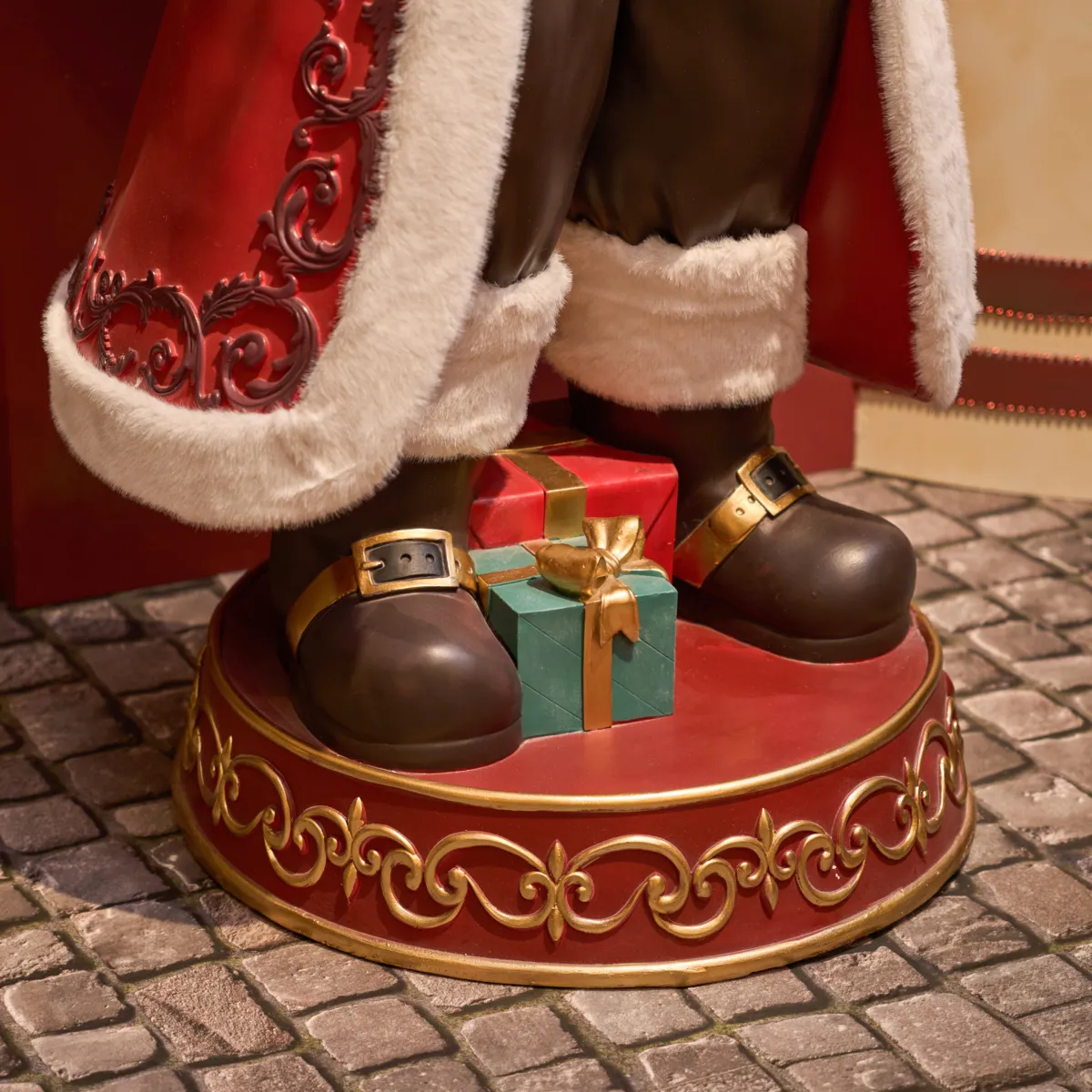 Babbo Natale tradizionale Gigante (H170 cm) Giro di regali