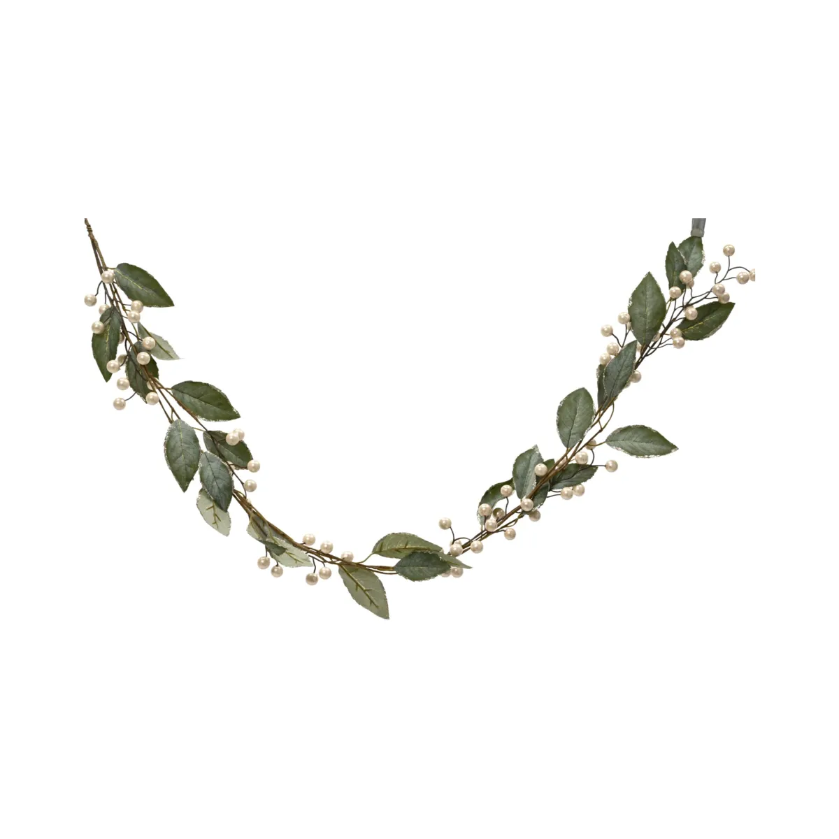 Ghirlanda per albero (130 cm - D12) Bacche Iridescente Perla