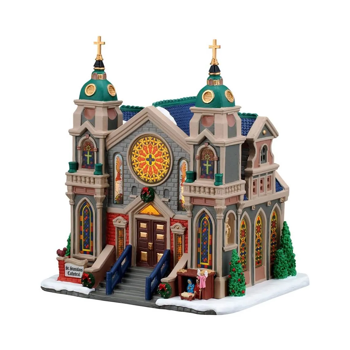 Villaggio di Natale Lemax luminoso La Cattedrale