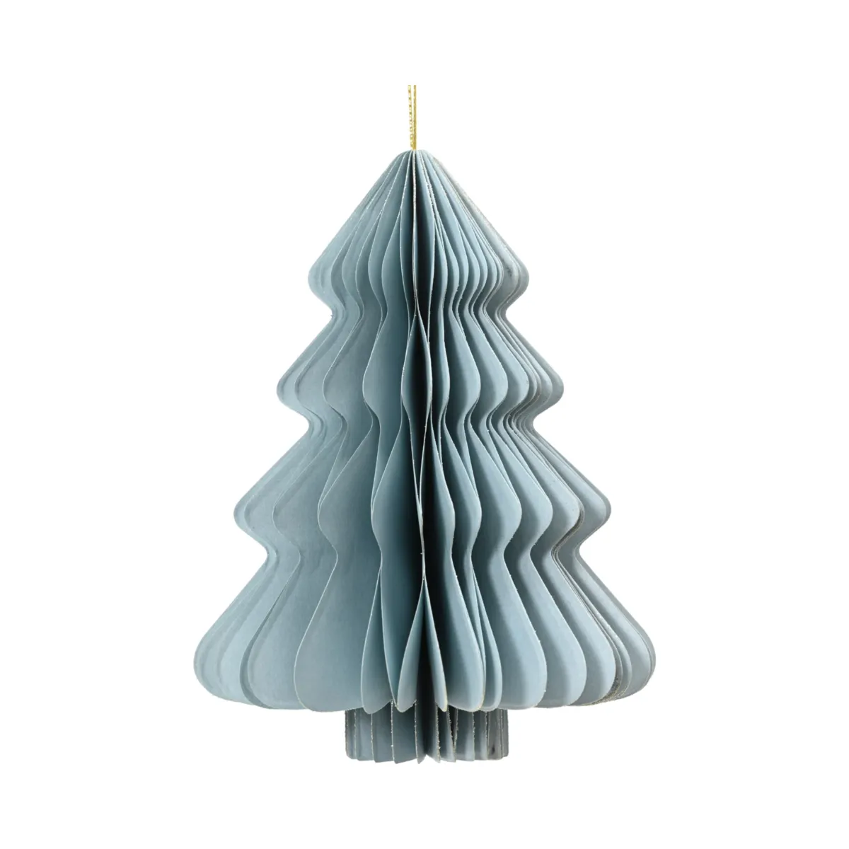 Albero di carta da appendere (H15 cm) chiusura magnetica Azzurro