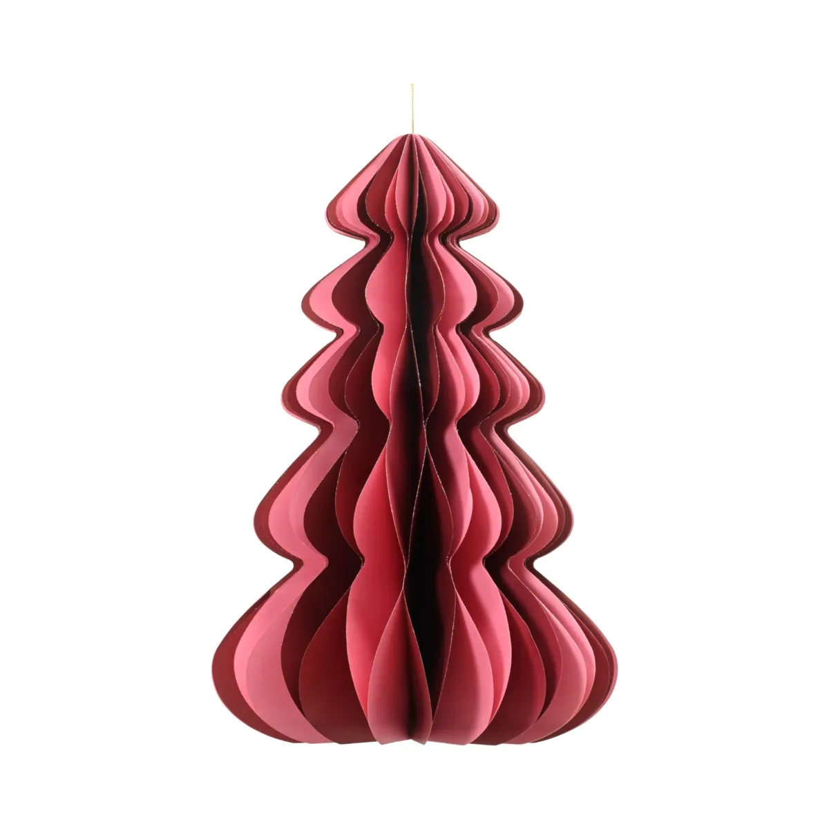 Albero di carta da appendere (H38 cm) chiusura magnetica Vintage Rosa