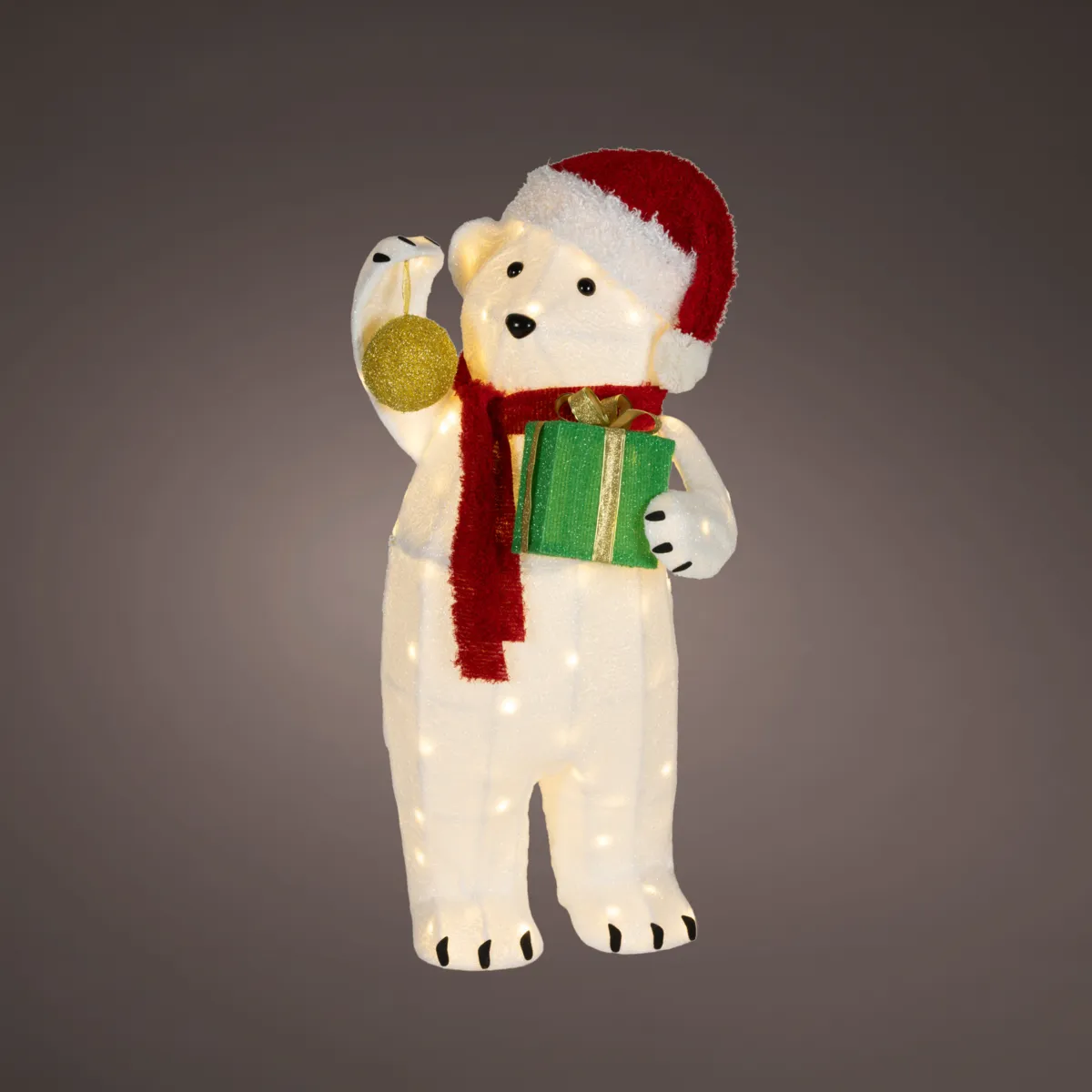 Orso luminoso 80 LED (H102 cm) Nestor Bianco caldo