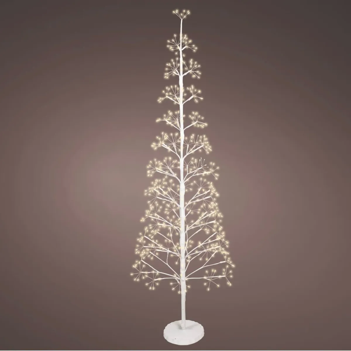 Albero luminoso 624 LED (H150 cm) Abete Polare Bianco caldo