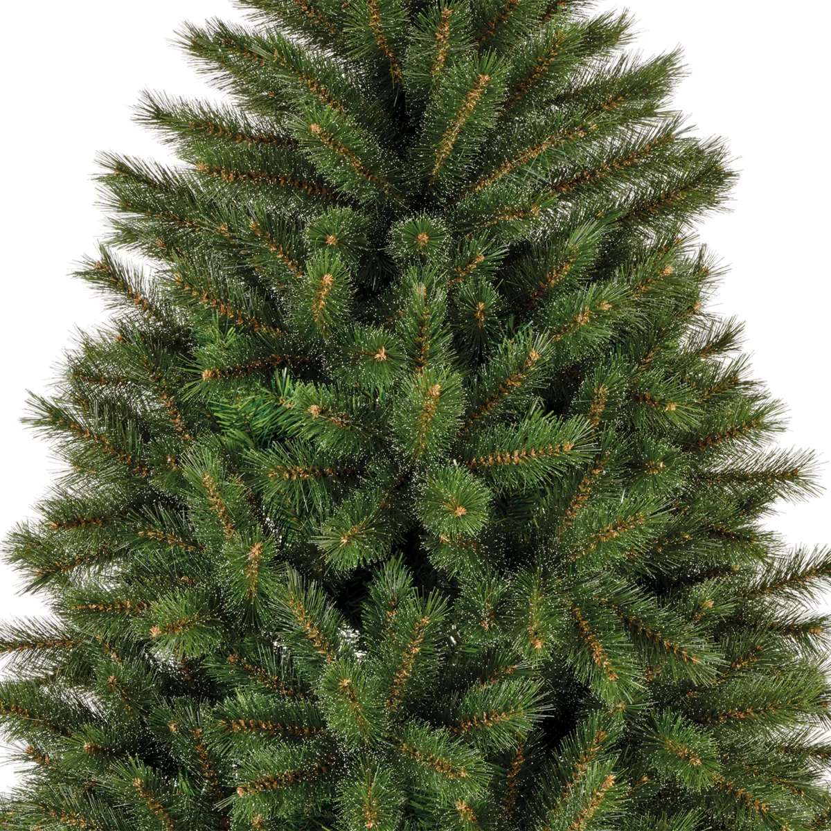 Albero di Natale artificiale (H120 cm) Stockholm Verde rifinitura glitterata