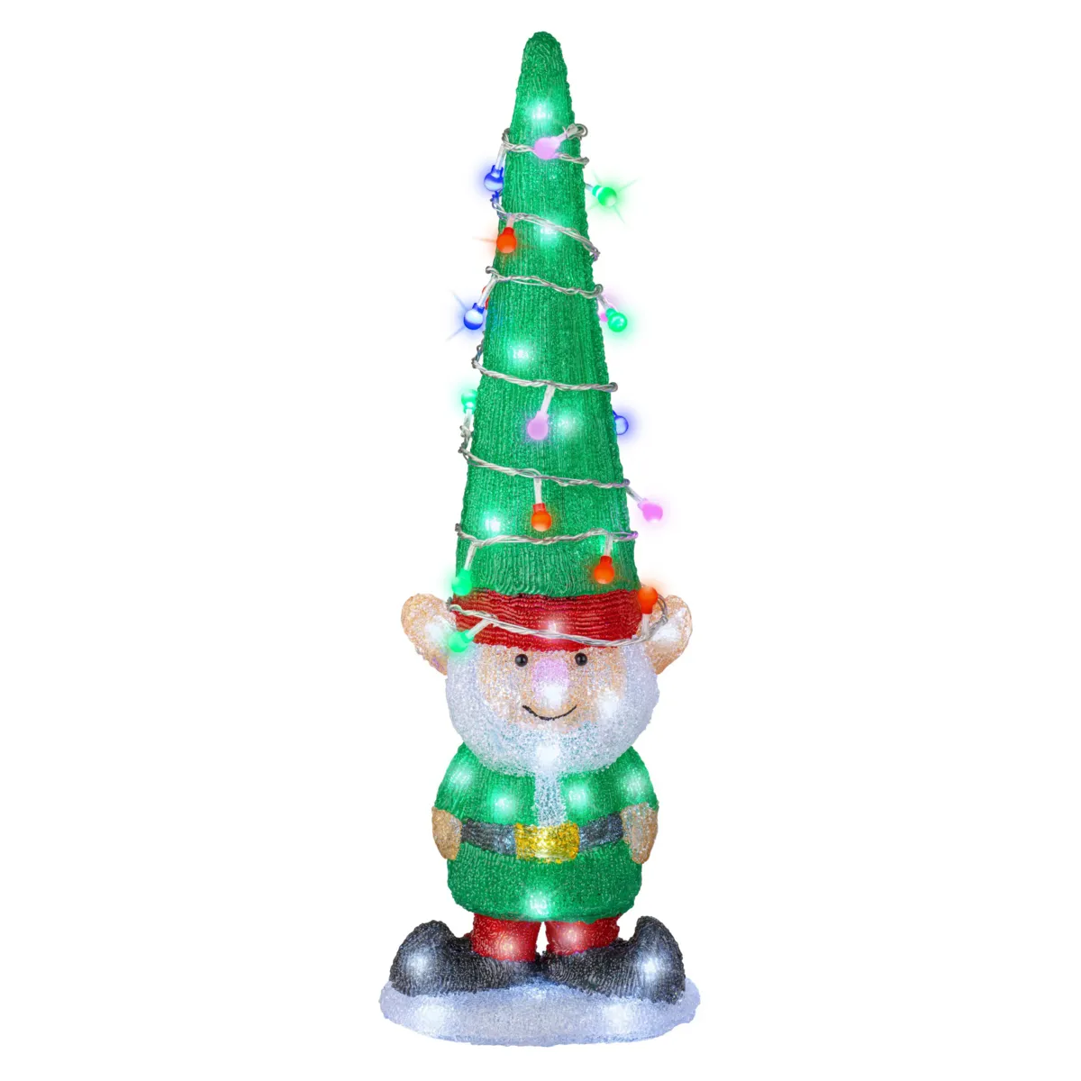 Folletto luminoso 60 LED (H60 cm) Nisse Bianco freddo