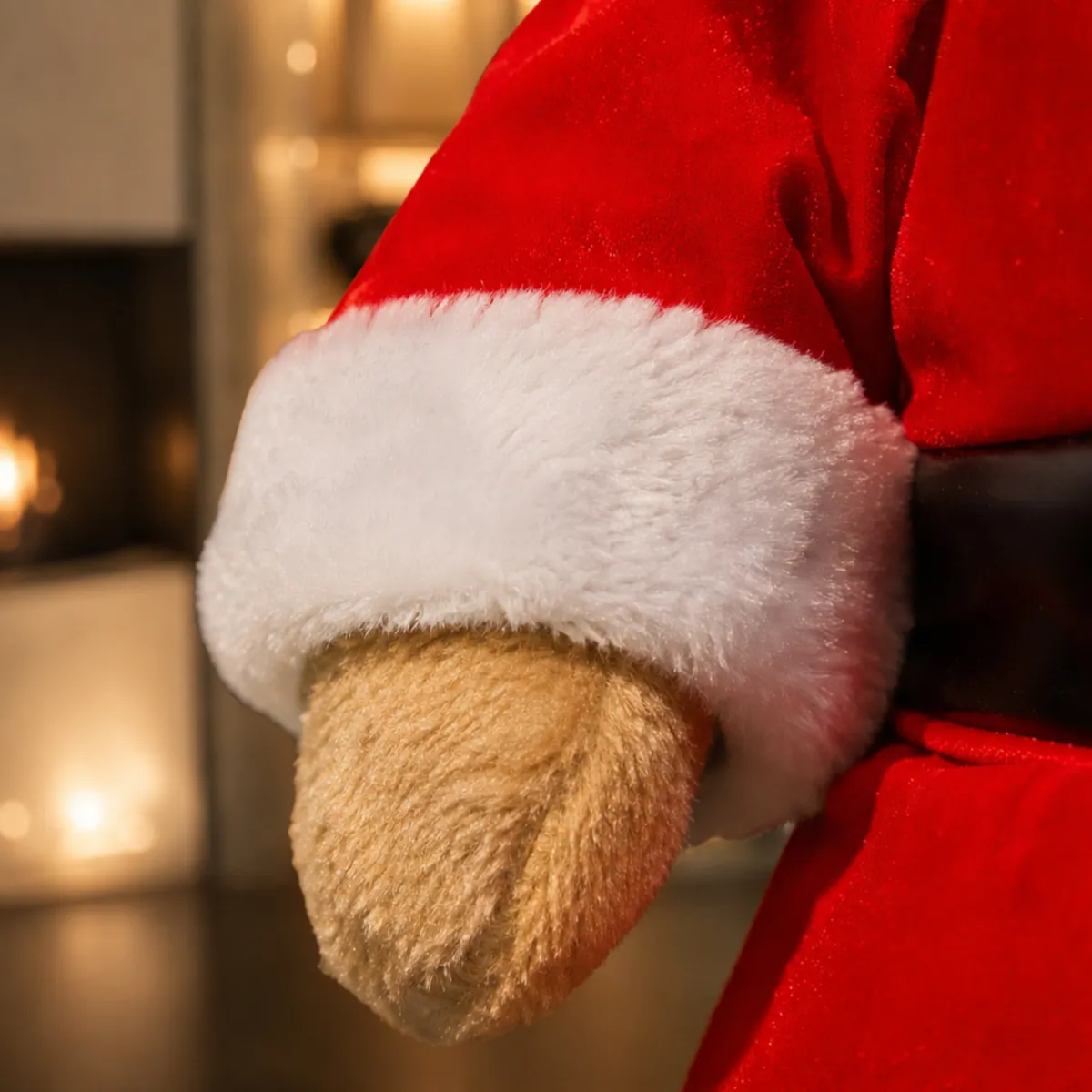 Automa musicale e luminosa (H110 cm) Orso di Natale