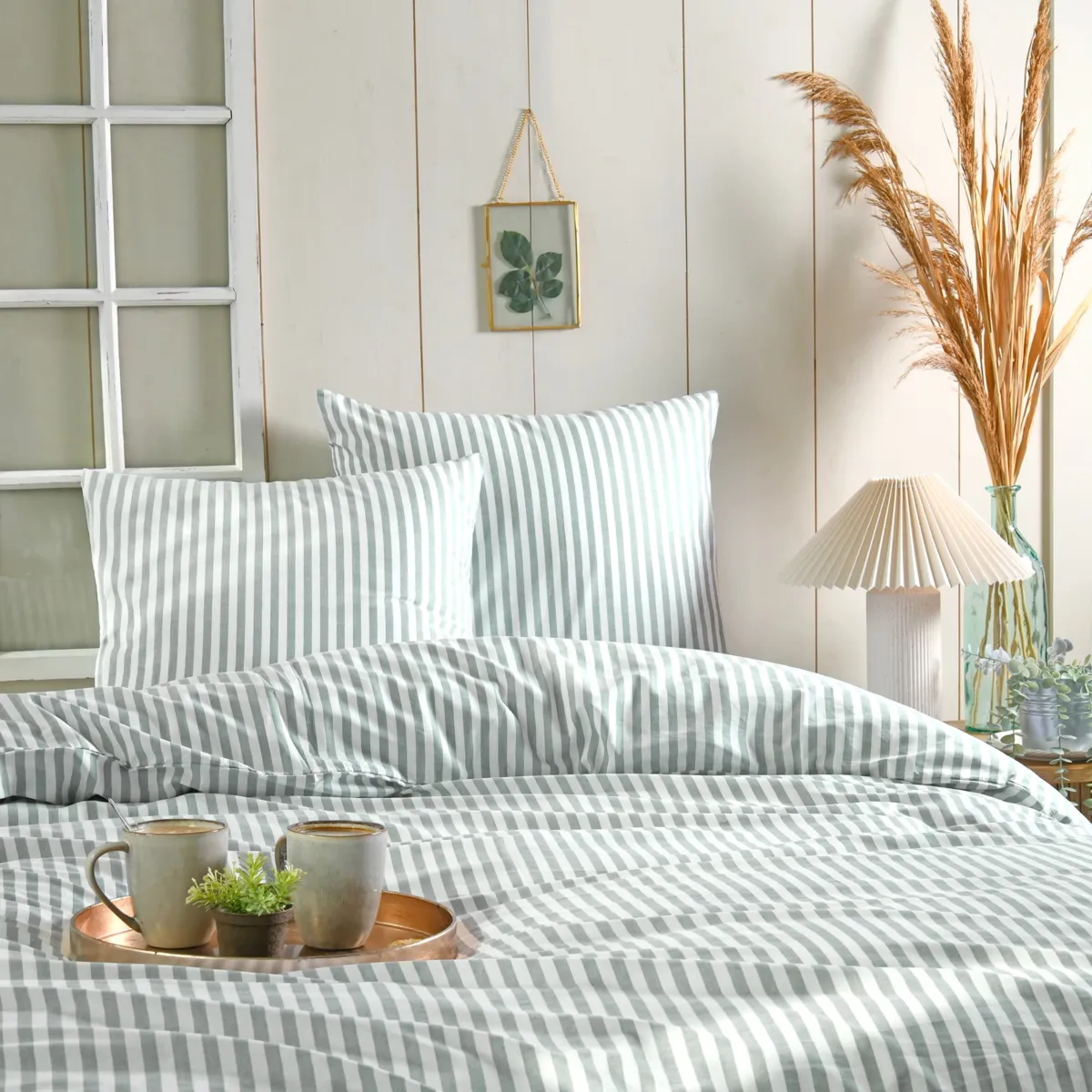 PARURE HOUSSE DE COUETTE LINEA SAUGE 240X220 CM