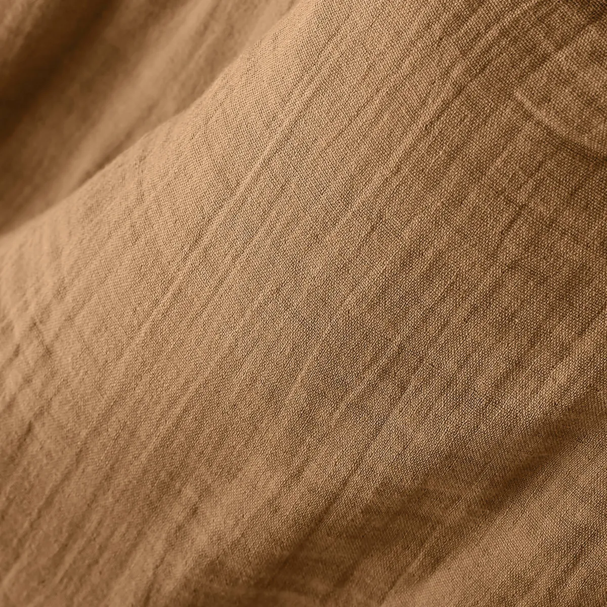 Tovaglia rettangolare in garza di cotone (150 x 300 cm) Gaïa Camel