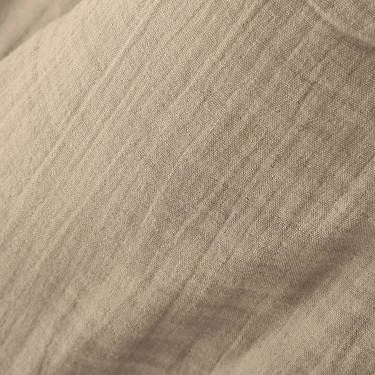 Drap housse gaze de coton (120 x 200 cm) Gaïa Ficelle