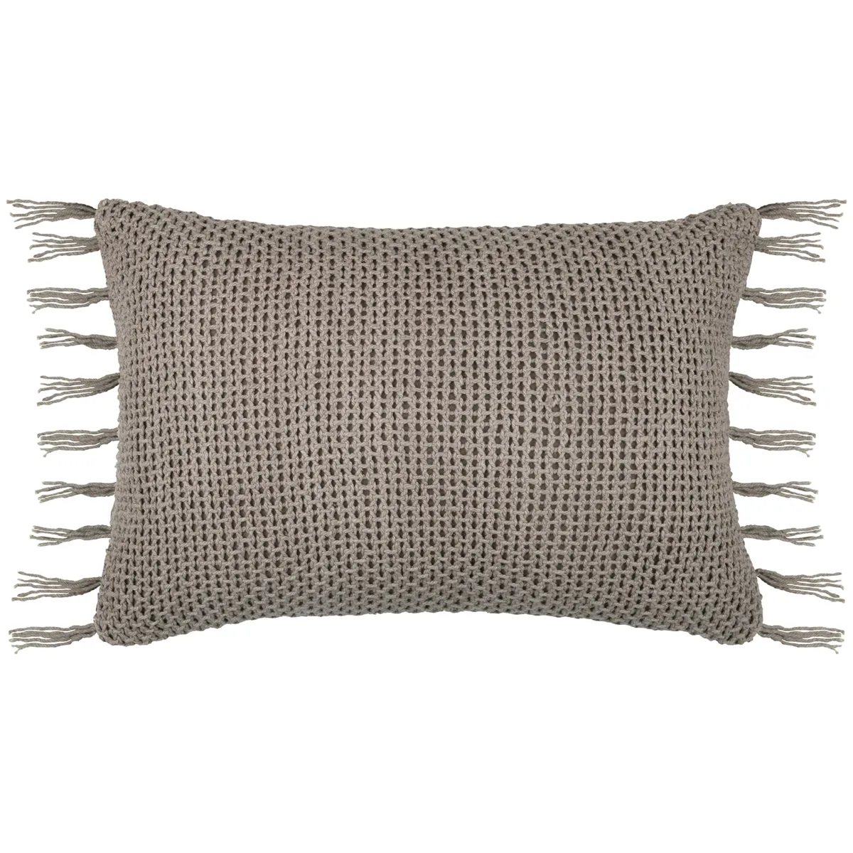 Cuscino rettangolare in cotone (40 x 60 cm) Mariette Tortora