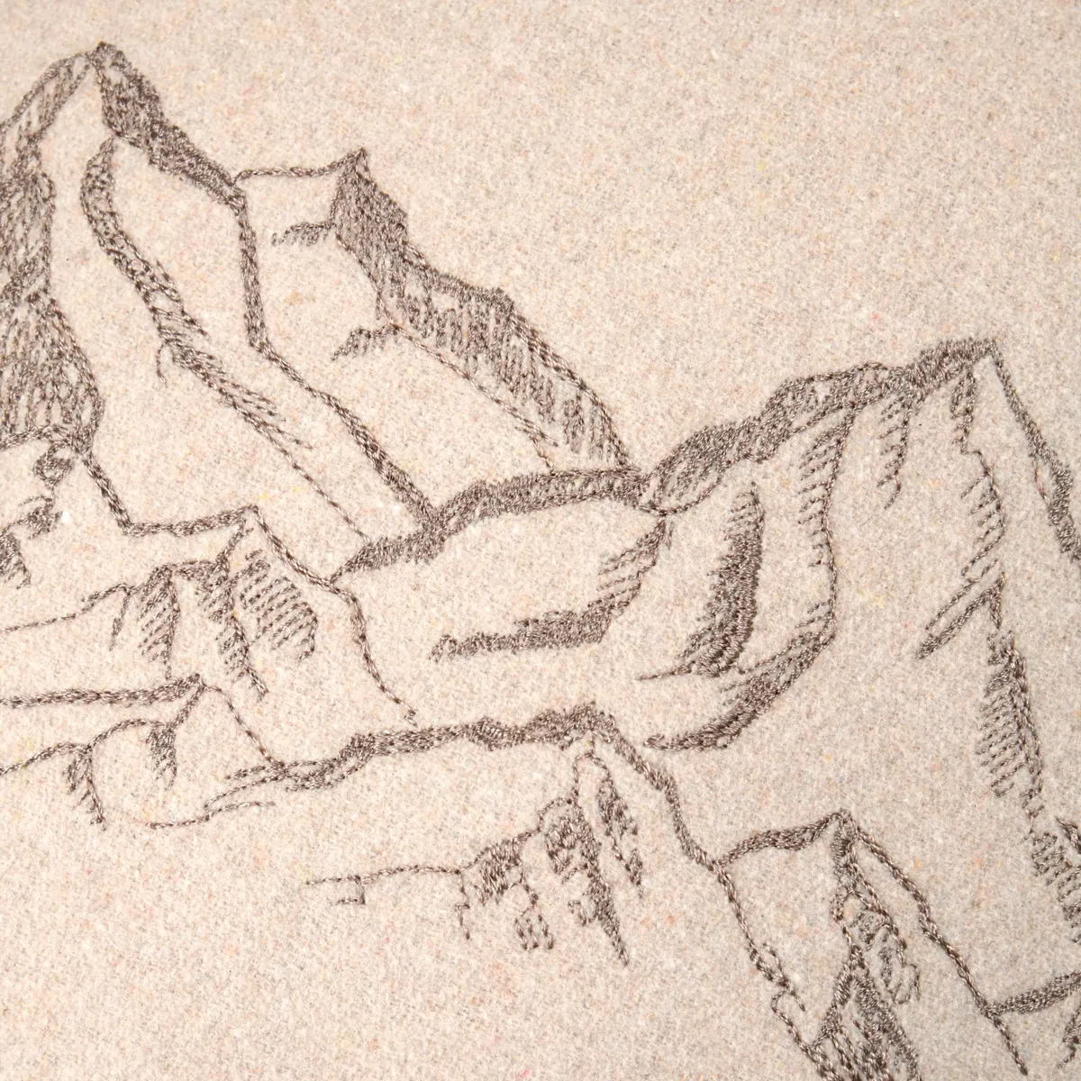 Cuscino quadrato effetto lana (45 x 45 cm) Charlaix Ecru