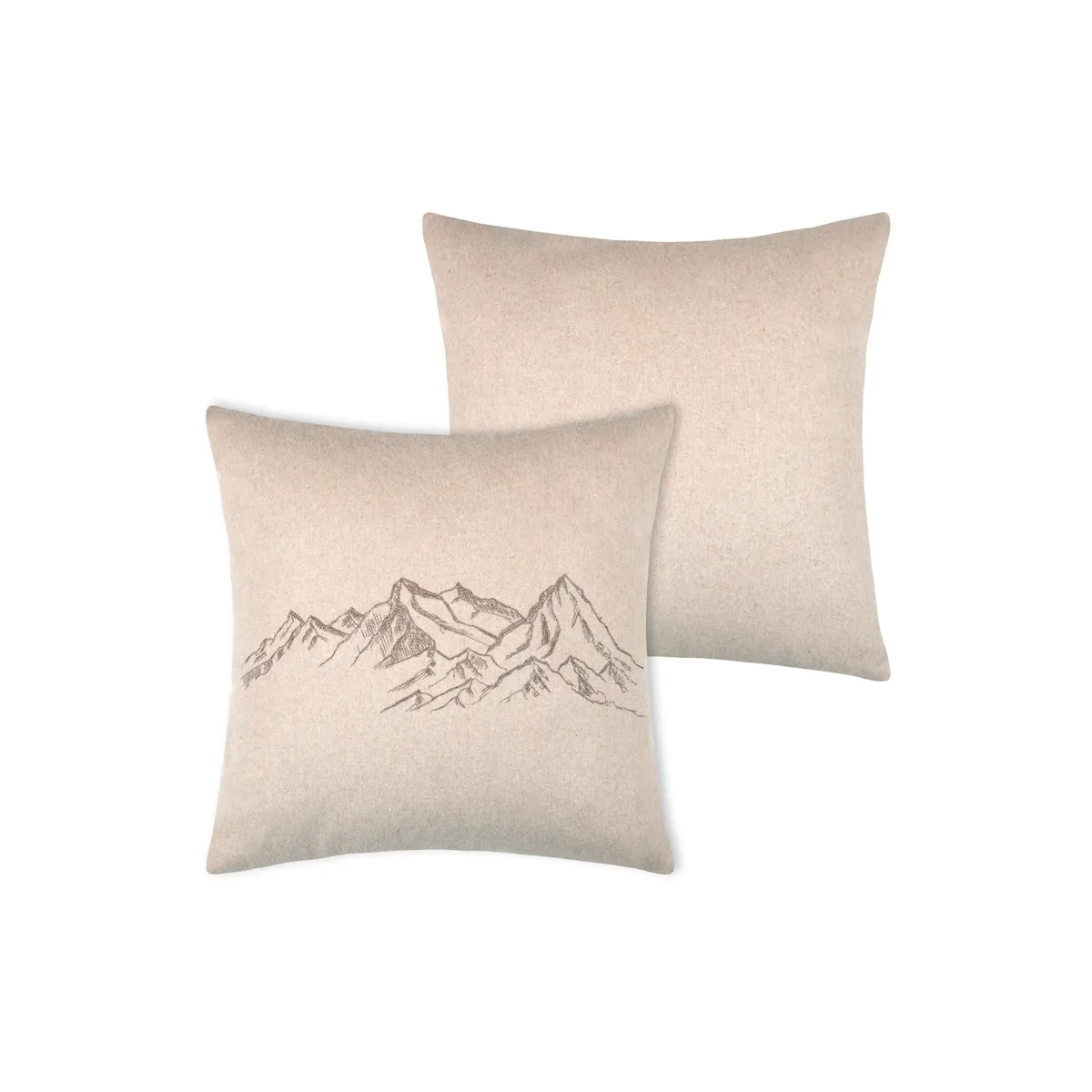 Cuscino quadrato effetto lana (45 x 45 cm) Charlaix Ecru