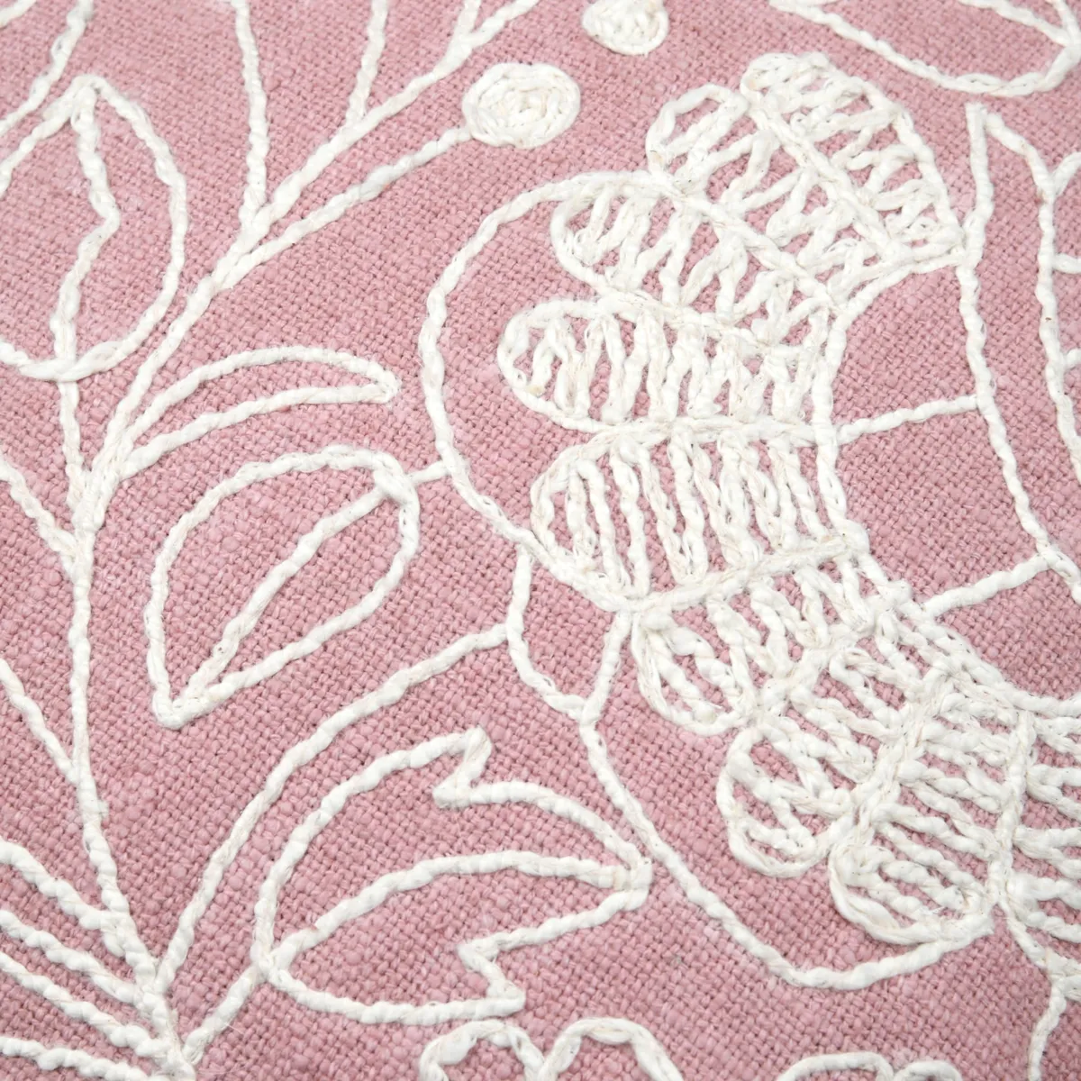 Cuscino quadrato in cotone (45 x 45 cm) Bellissima Rosa